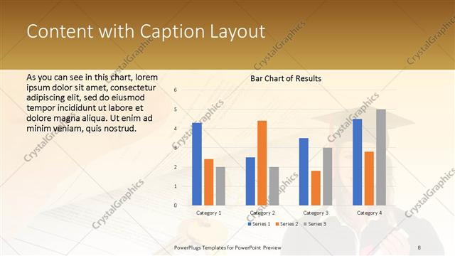 Content with Caption presentation slide layout
