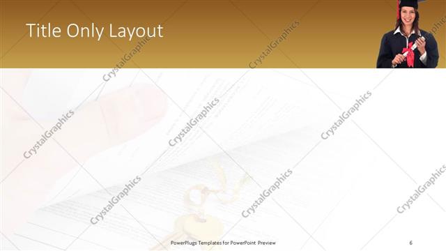 Title Only presentation slide layout