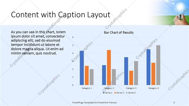 Content with Caption presentation slide layout