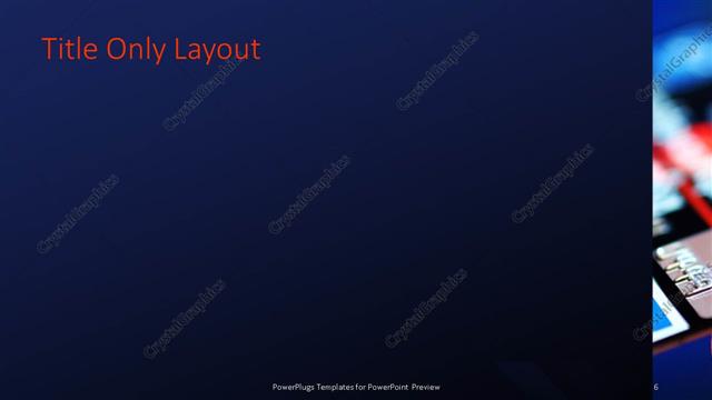 Title Only presentation slide layout