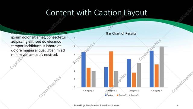 Content with Caption presentation slide layout