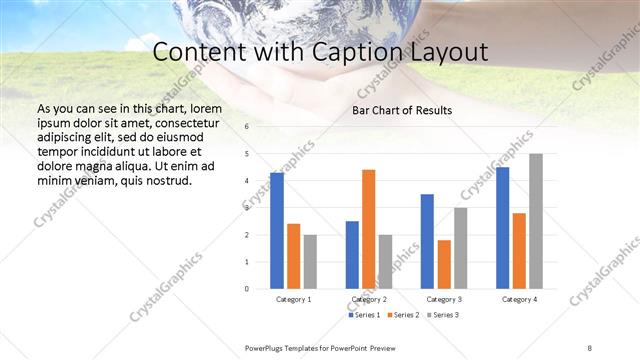 Content with Caption presentation slide layout