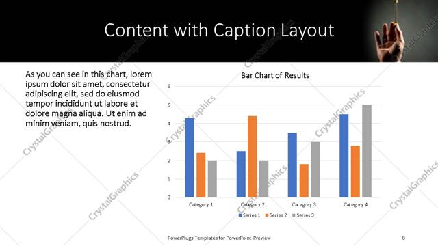 Content with Caption presentation slide layout
