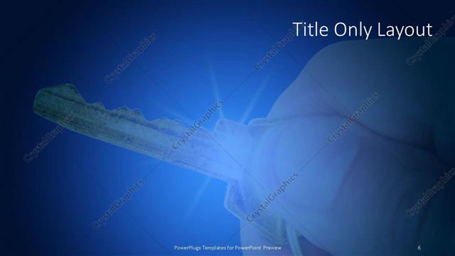 Title Only presentation slide layout