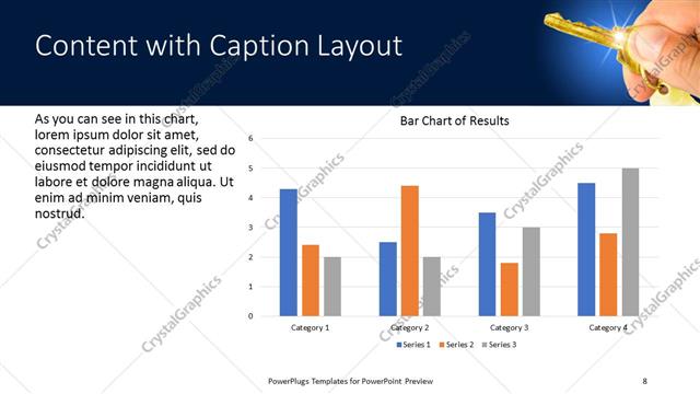 Content with Caption presentation slide layout