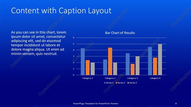 Content with Caption presentation slide layout