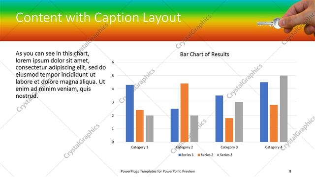 Content with Caption presentation slide layout