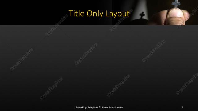Title Only presentation slide layout