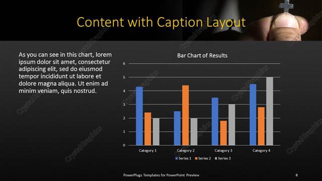 Content with Caption presentation slide layout