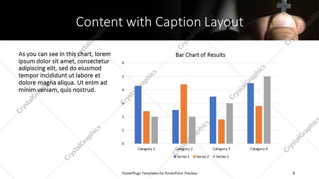 Content with Caption presentation slide layout