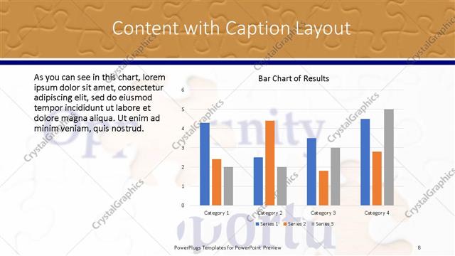 Content with Caption presentation slide layout