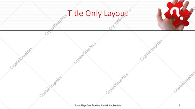 Title Only presentation slide layout