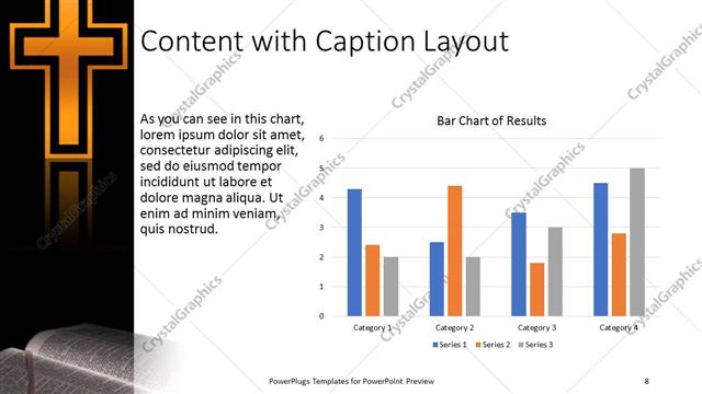 Content with Caption presentation slide layout