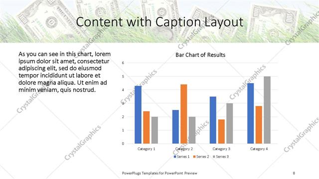 Content with Caption presentation slide layout