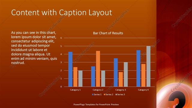 Content with Caption presentation slide layout