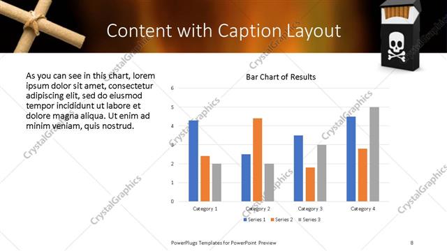 Content with Caption presentation slide layout