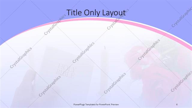 Title Only presentation slide layout