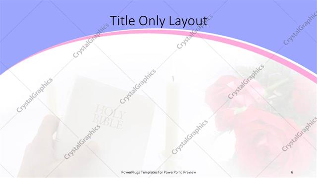 Title Only presentation slide layout