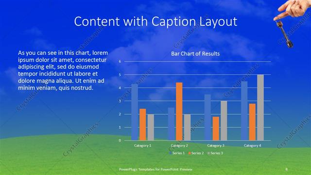 Content with Caption presentation slide layout