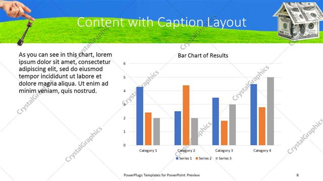 Content with Caption presentation slide layout