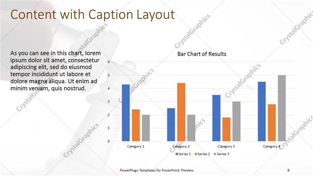 Content with Caption presentation slide layout