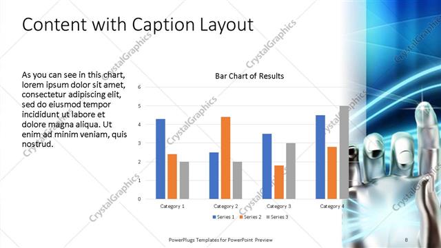 Content with Caption presentation slide layout