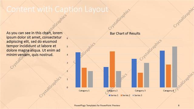 Content with Caption presentation slide layout