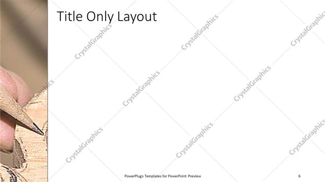 Title Only presentation slide layout