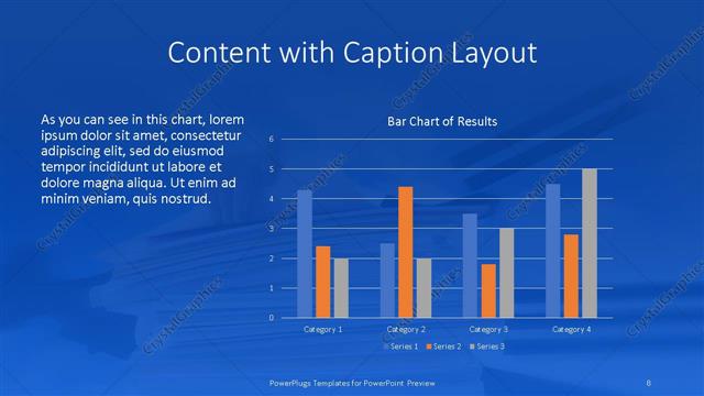 Content with Caption presentation slide layout