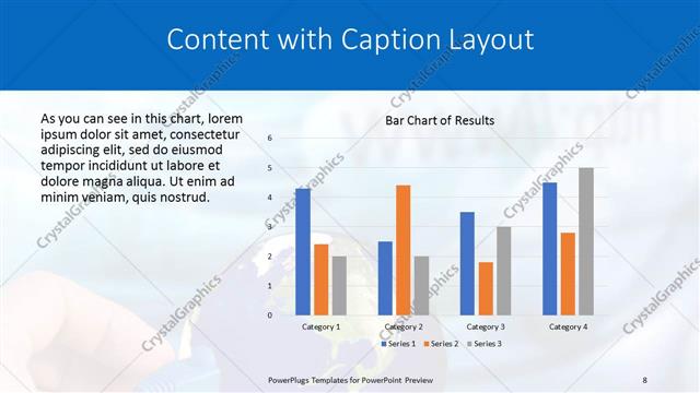 Content with Caption presentation slide layout