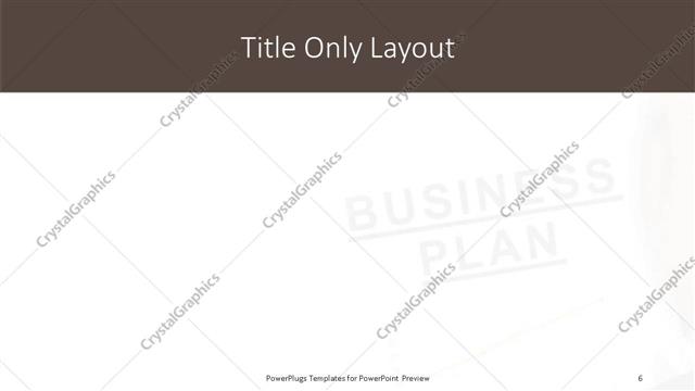 Title Only presentation slide layout