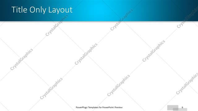 Title Only presentation slide layout