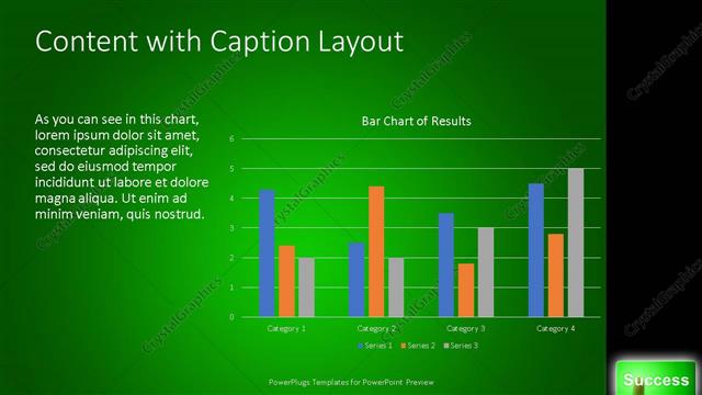 Content with Caption presentation slide layout