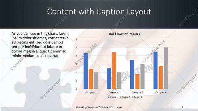 Content with Caption presentation slide layout