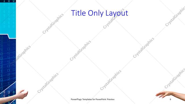Title Only presentation slide layout
