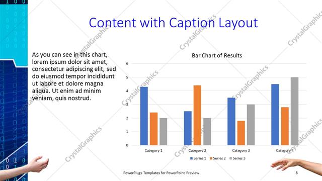 Content with Caption presentation slide layout