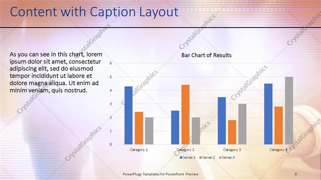 Content with Caption presentation slide layout