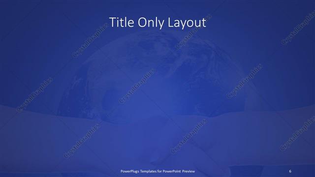 Title Only presentation slide layout