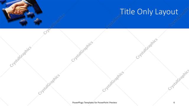 Title Only presentation slide layout