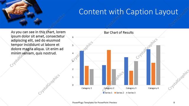Content with Caption presentation slide layout