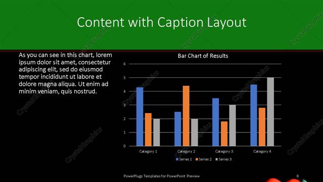 Content with Caption presentation slide layout