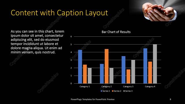 Content with Caption presentation slide layout