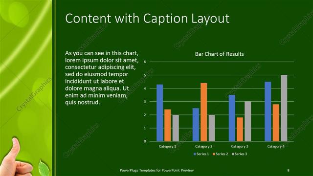 Content with Caption presentation slide layout