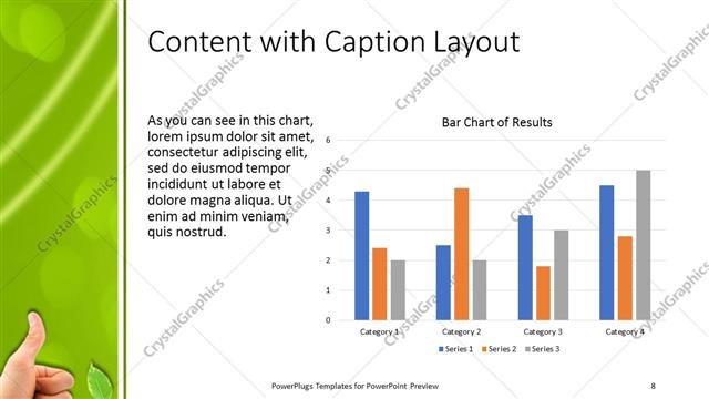 Content with Caption presentation slide layout