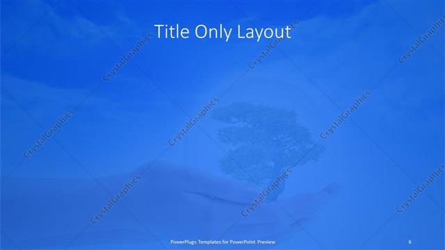 Title Only presentation slide layout