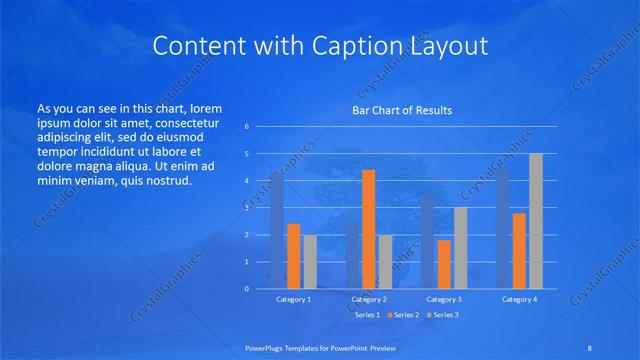 Content with Caption presentation slide layout