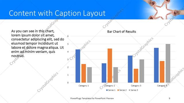 Content with Caption presentation slide layout