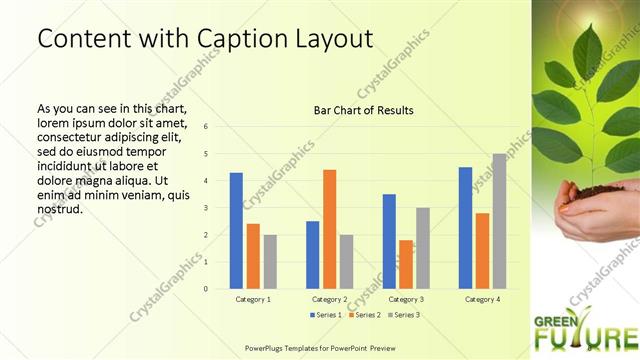 Content with Caption presentation slide layout