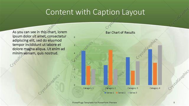 Content with Caption presentation slide layout