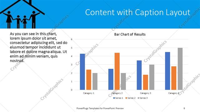 Content with Caption presentation slide layout